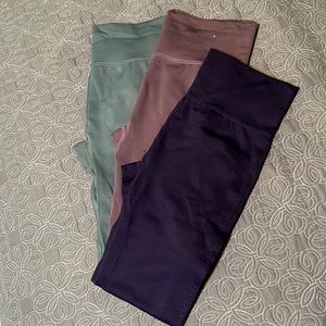3 piece Forever 21 workout leggings
